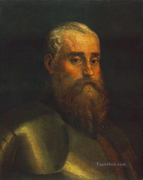 アゴスティーノ・バルバリーゴ・ルネサンス パオロ・ヴェロネーゼの肖像 Oil Paintings